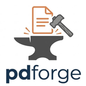 PDForge - One API Call. Perfect PDFs. logo
