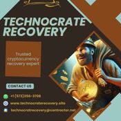 CHEATED THROUGH CRYPTO TRADING HIRE TECHNOCRATE RECOVERY logo