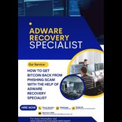 BITCOIN RECOVERY EXPERT   ADWARE RECOVERY SPECIALIST logo