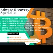 TO RECOVER STOLEN BITCOIN CONTACT ADWARE RECOVERY SPECIALIST