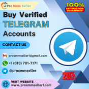 Best Providers to Buy Telegram Accounts for Marketing logo