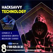 HACKED, OR STOLEN BITCOIN THROUGH HACK SAVVY TECHNOLOGY logo