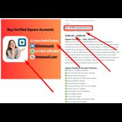 Buy Verified Square Accounts - 100% Verified & Bank Added logo