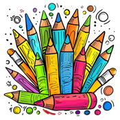 10,000+ Coloring Pages Library logo