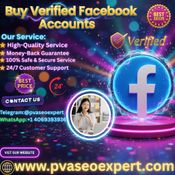 Buy Verified Facebook Accounts – 100% Real & Secure  logo