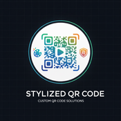 Stylized QR Code logo