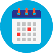 Events in time logo