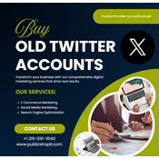 Top Marketplaces for Buy OLD Twitter (X) Accounts in ... logo