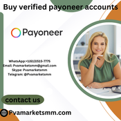 Buy verified payoneer accounts logo