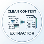 Clean Content Extractor logo