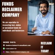 RESTORE YOUR SCAMMED CRYTO WITH FUNDS RECLAIMER COMPANY logo