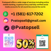 Buy Verified PayPal Account ✅24 /(Contact US ...Pvatopsell logo