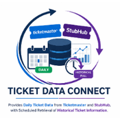 Ticketmaster & StubHub Real-Time Historical Data API logo