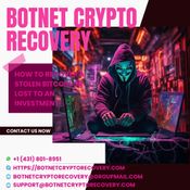 RECOVER STOLEN BITCOIN & CRYPTO / BOTNET CRYPTO RECOVERY logo