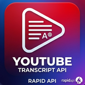 YouTube Transcript API logo