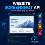 Screenshot API - Capture Webpage as PNG, JPEG, WebP or PDF logo