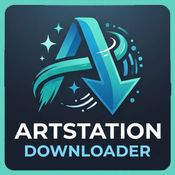ArtStation Downloader logo