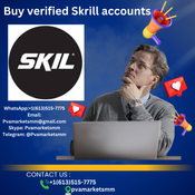 Buy verified Skrill accounts logo