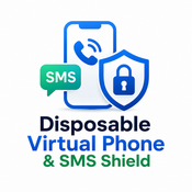 Disposable Virtual Phone & SMS Shield logo