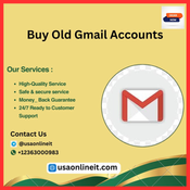 Buy Old Gmail Accounts with 100% Safety & Instant Delivery logo