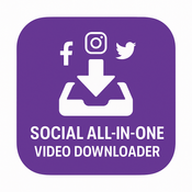 Social  Media All In One Video Downloader logo