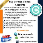 The Complete Guide to Buying Verified CoinEx  Accounts .. logo