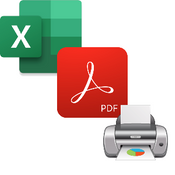 Excel to PDF converter (supporting: macros and templating)