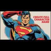 Create Full Character Name logo