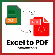 Excel to PDF Converter API logo